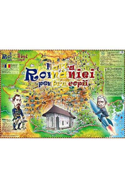 Grupul Editorial Art Harta Romaniei pentru copii