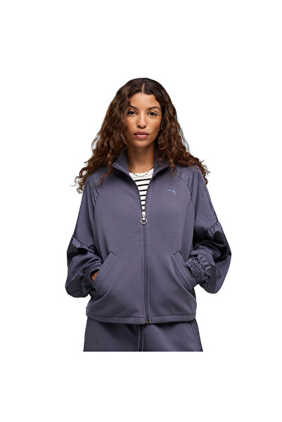 Puma Her Full-Zip Relaxed Kadın Mor Günlük Stil Ceket 69402335