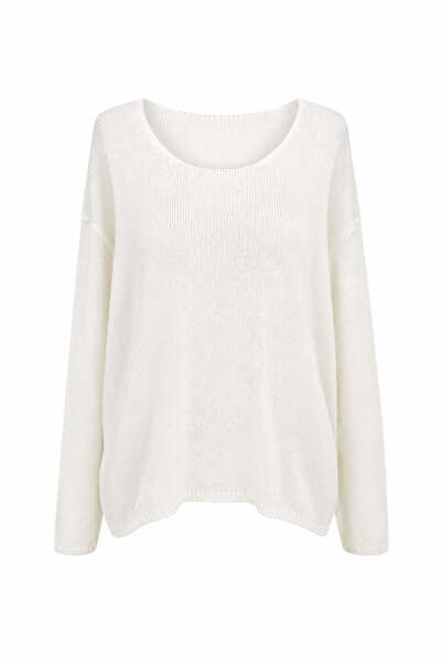 Özge Özgenç Oval Neck Basic Knitwear