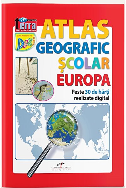 CD Press Atlas geografic scolar: Europa