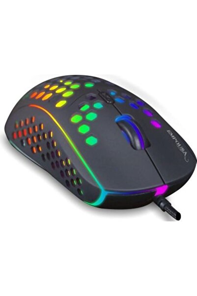 Inca Ποντίκι Ενσύρματο Οπτικό IMG-346 RGB Μαύρο
