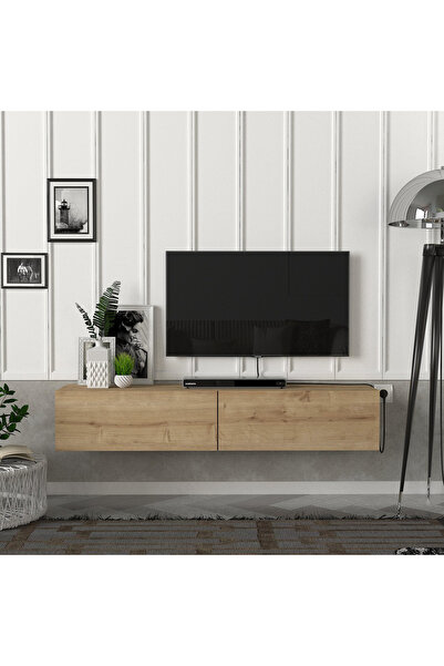 Dekorister Aristo Tv Ünitesi 135 Cm - Duvara Monte, Modern Tasarım, Şık Dayan...