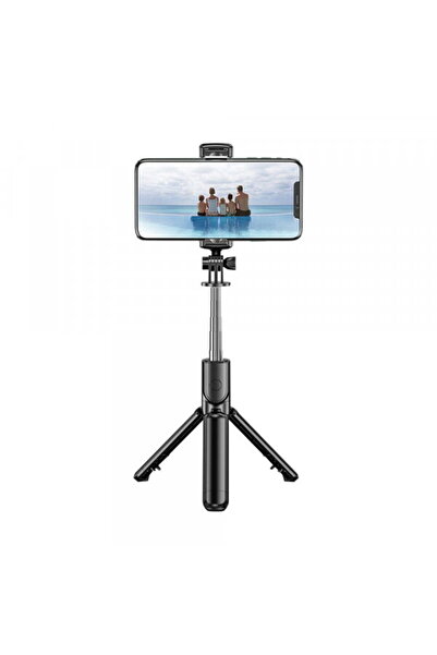 Techsuit Selfie Stick Bluetooth S03, Universal, Negru