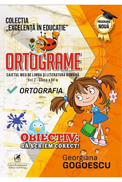 Cartea Romaneasca Educational Ortograme. Caietul meu de limba si literatura r...