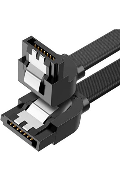 Ugreen Καλώδιο SATA 3.0 Αρσενικό σε Αρσενικό Γωνιακό 50εκ. Μαύρο (US217 30797)