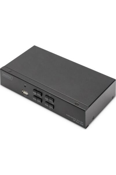 Digitus USB DP KVM Διακόπτης Δεδομένων DS-12891 4 θυρών με Ήχο