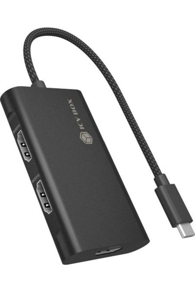 RaidSonic Icy Box Converter IB-AD1030-C USB 3.2 Gen2 Type-C σε 3x HDMI έως 8K...