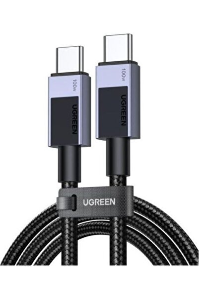 Ugreen Καλώδιο USB 2.0 USB-C Αρσενικό σε USB-C Αρσενικό 100W 2.0μ Γκρι (L512 ...