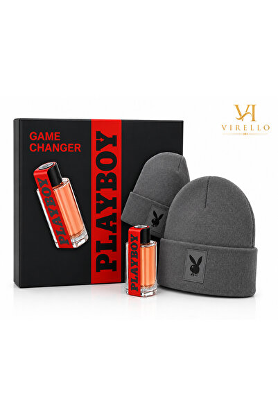 Playboy Set Cadou Game Changer pentru Bărbați – Eau de Toilette 60 ml + Căciulă