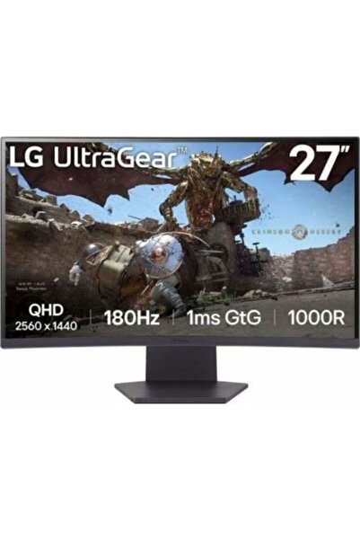 LG LCD LED 27 " 27GS60QC-B QHD Μαύρο