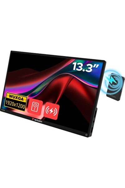 Verbatim LCD LED 13.3 " 32087 Φορητή Οθόνη Αφής WUXGA Μαύρη