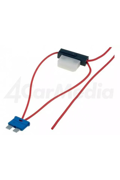 4CarMedia Splitter ATO auto, siguranță 8A, 0.75mm², culoare roșie