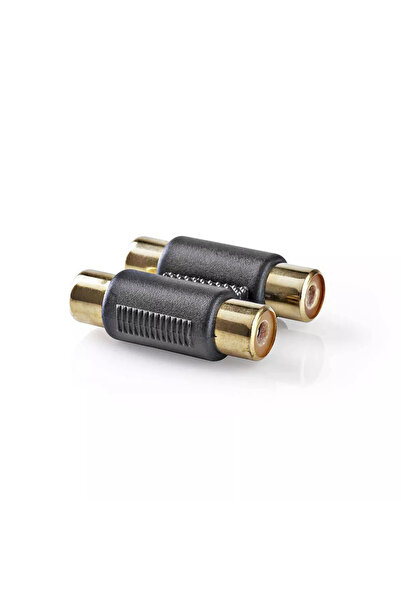 Nedis Stereo audio adapter 2x RCA female – 2x RCA female gold-plated 1pc