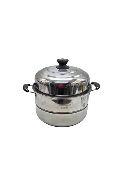 Virello Oală de gătit la aburi din oțel inoxidabil cu capac PENGFA 30 cm – Oa...