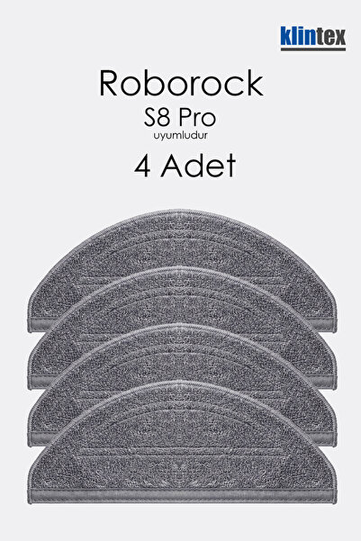 Klintex Roborock S8 Pro Robot Vacuum Cleaner Compatible Replacement Mop Cloth...