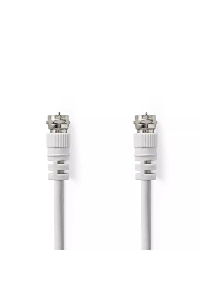 Nedis coaxial cable coaxial male – coaxial female 2m white CSC double insulated