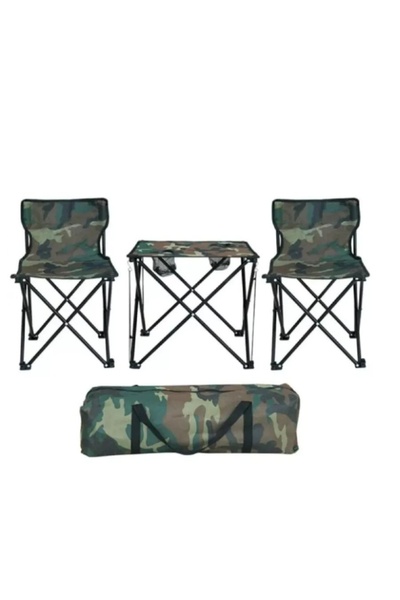 Generic SET MASĂ ȘI SCAUNE PLIABILE PENTRU IZBĂRUI ÎN NARĂ, PICNIC, VEZIRI ÎN...