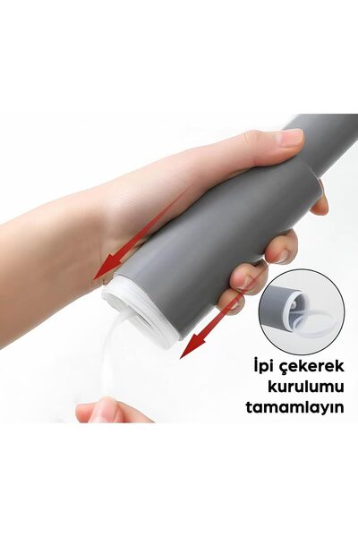 Doori Silikon Tava Tencere Sap Kılıfı Isıya Dayanıklı Kaymaz Tutacak El Yakmasını Önleyici Sap Koruyucu