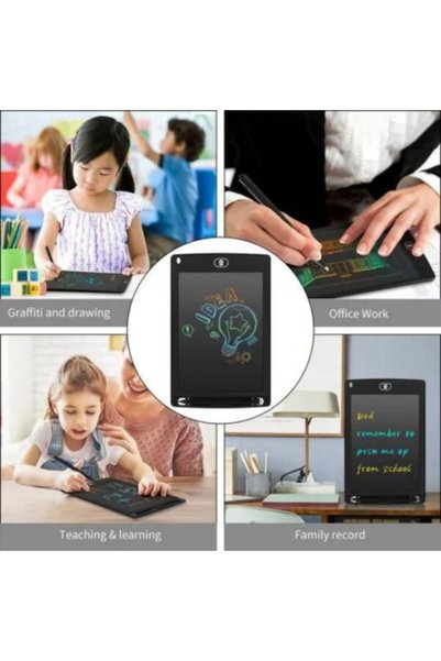 Generic Tabletă grafică pentru scris și desenat, buton de ștergere automată, 8,5 inch, stilou special inclus