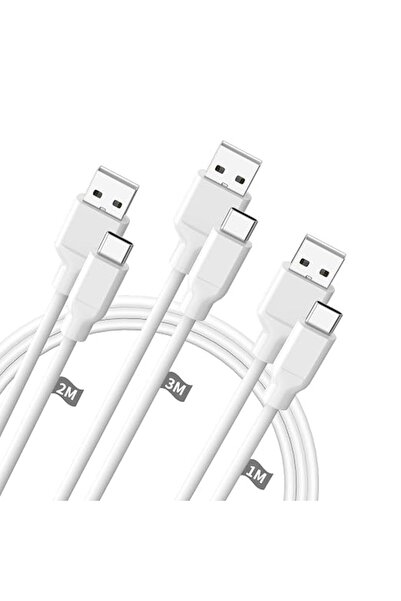 GENERAL Shitek USB C Cable (1M+2M+3M), Usb-A to Usb-C 3A Charging Cable, 3A F...