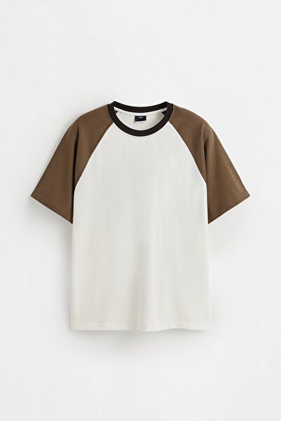 LEFTIES Kontrast reglan t-shirt