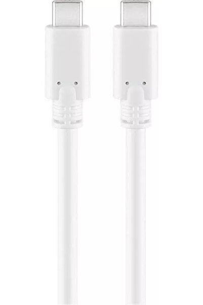 goobay Cablu USB Tip C Generația 1 Tată-Tată 1m alb