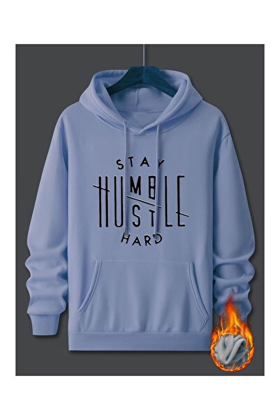 DAXİS Sportwear Company Printed Oversize Hooded Sweatshirt