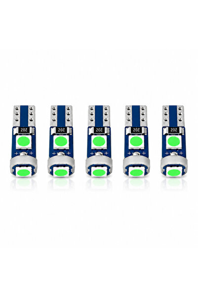 ERAKS CAR ACCESORIES T5 GÖSTERGE LEDİ YEŞİL 5 ADET