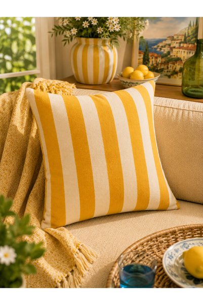 Nari Collections Patterned 1 Piece Throw Pillow Cover 43X43 cm Suede Fabric Decorative Pillowcase with Hidden Zipper (Double-Sided Printed)