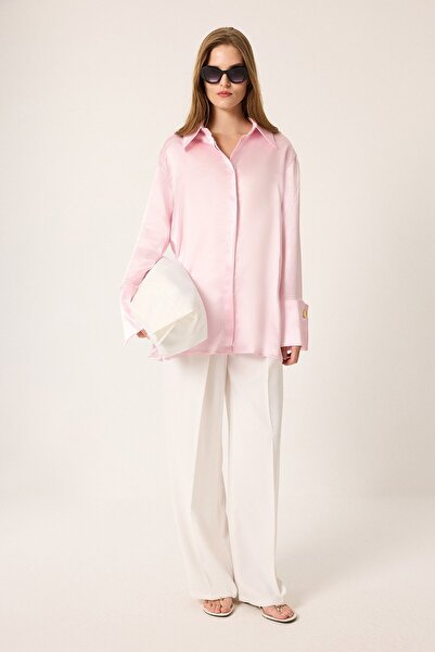 Touché Privé Saten Basic Shirt