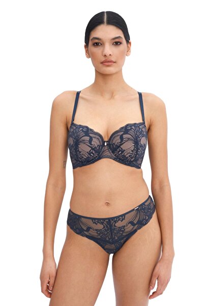 ALLES Indigo Affair 01 Sutien push-up din dantelă de la 75E