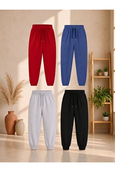cm buseyiz Busekids Unisex Children's 4-Piece Seasonal Sweatpants Set