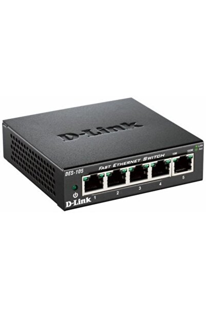 D-Link Διακόπτης 5 θυρών DES-105 RJ-45 100 Mbps