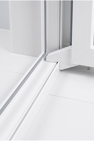 3dfabrick Beyaz PVC Pencere ve Kapı Sabitleyici ekstra dayanıklı Stoper - Rüzgar Önleyici Cam Tutucu