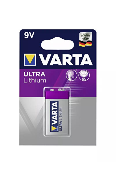 Varta Μπαταρία Λιθίου 9V ULTRA Λιθίου 6122 Μπλίστερ 1 τεμάχιο