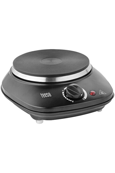 Teesa Plita electrica TSA0201, 1000 W, 220 - 240 V, 50/60 Hz, Negru