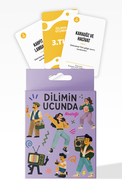 Planet Butik Dilimin Ucunda Card Game - Nostalgia