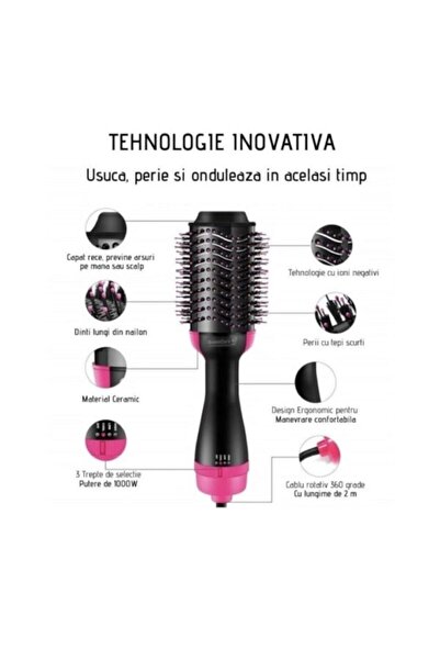 Generic Perie electrică fixă cu aer cald