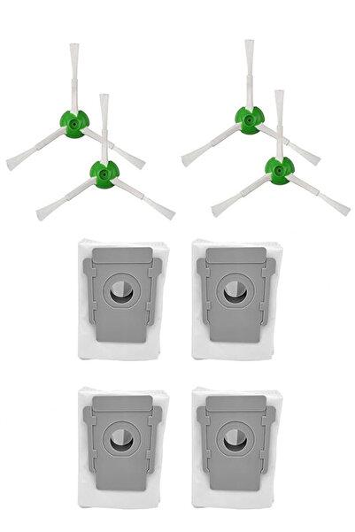 Rovexa iRobot Roomba i7 i7+ Συμβατό με 4 πλευρικές βούρτσες και 4 σακούλες σκ...