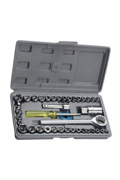 Generic Set de chei tubulare de 40 de piese