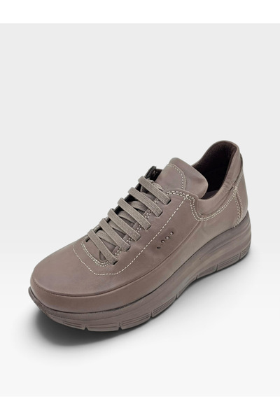 Mammamia 3525 Women's Genuine Leather Sneaker - 5 cm