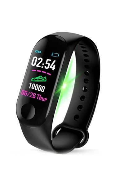Generic Brățară inteligentă de fitness M 3, ecran de 0,86 inch, măsurarea rit...
