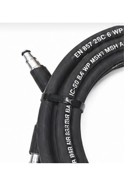 Generic Brand Universal Gds (Sgs) Compatible Pressure Washer Hose 15 Meters 1/4” R1At 400Bar with Quick Connection
