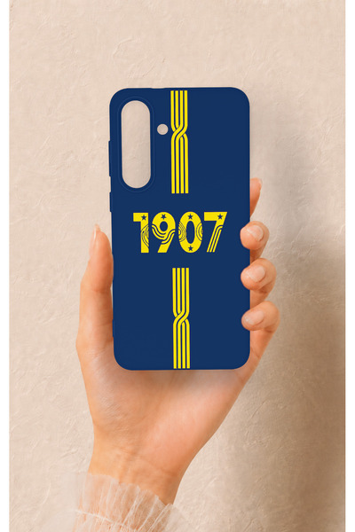 Vip Case Samsung S25Fe Uyumlu 1907 Kemer Desenli Silikon Kılıf
