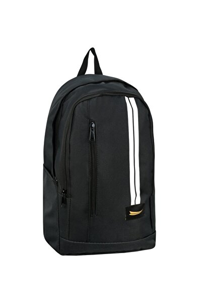 GALB LEATHER Unisex Black Sports Backpack Cod 2300S