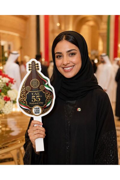 Generic UAE National Day 2026 Traditional Oud Photo Prop – 5mm Foam Board