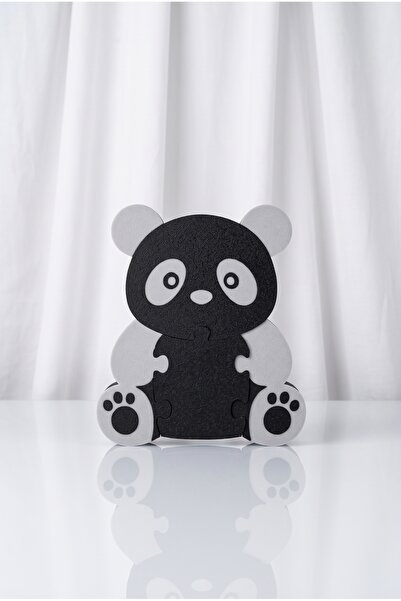 Eğitici Panda Puzzle Çocuk Yapboz Motor Beceri Oyuncağı