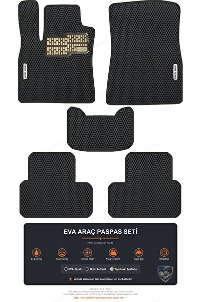 Jaecoo J7 2023 ve sonrası Premium En Üst Kalite Eva Paspas Seti Tam Set Araç İçi Paspas Takımı