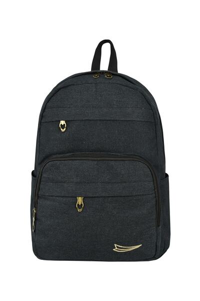 GALB LEATHER Canvas Fabric Daily Use Laptop Backpack 15.4 Inch