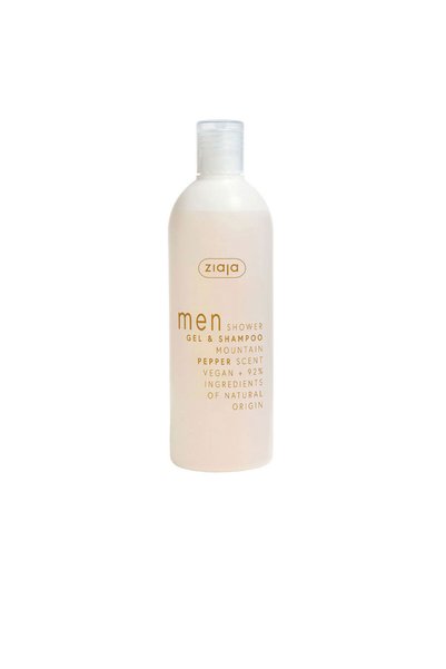 Ziaja Gel de duș și șampon pentru bărbați cu piper de munte 400 ml